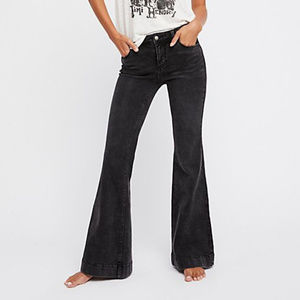 Free People Low Tide Bell Bottom Flare Jeans